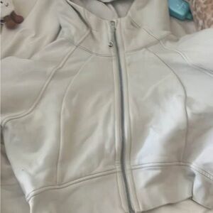 lululemon athletica Women's Off-White Leather Jacket